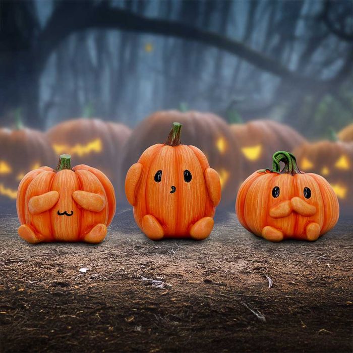Three Wise Pumpkins
