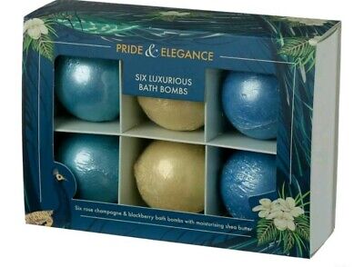Six Luxurious Bath bombs